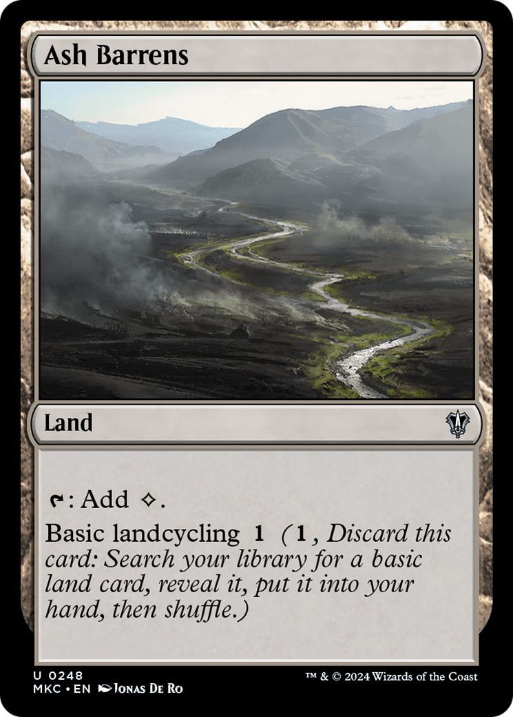 Ash Barrens⁣ - Commander: Murders at Karlov Manor⁣ (Uncommon)⁣ [248]