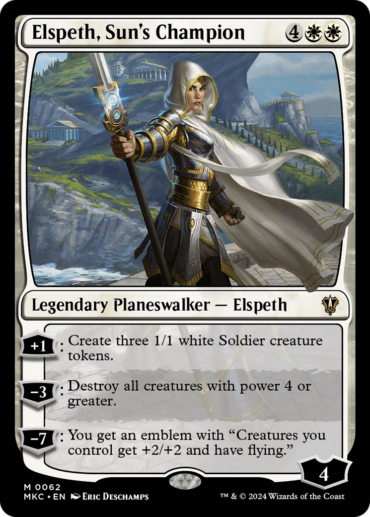 Elspeth, Sun's Champion⁣ - Commander: Murders at Karlov Manor⁣ (Mythic)⁣ [62]