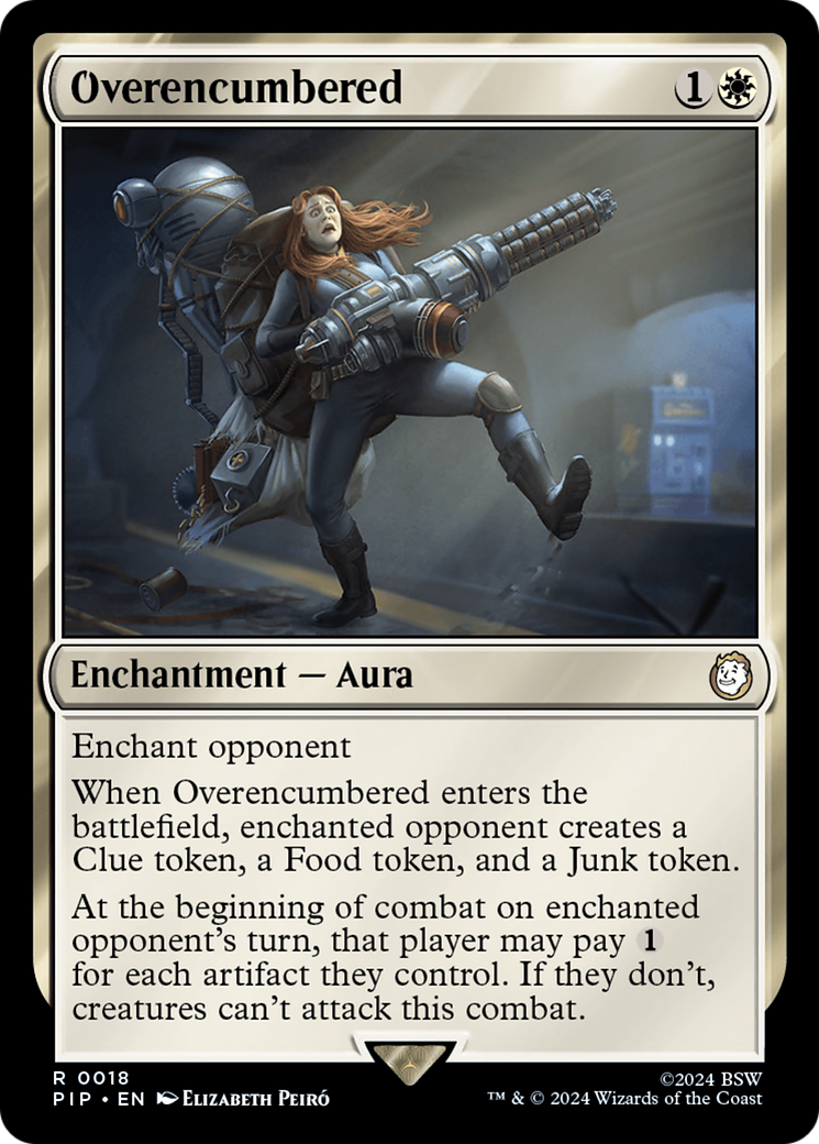 Overencumbered⁣ - Universes Beyond: Fallout⁣ (Rare)⁣ [18]