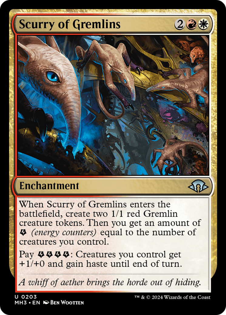 Scurry of Gremlins⁣ - Modern Horizons 3⁣ (Uncommon)⁣ [203]