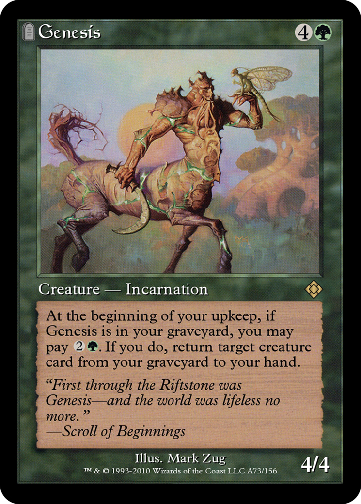 Genesis (TD0-A73) - Magic Online Theme Decks: (tombstone)