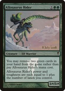 Allosaurus Rider (PRE-101) - Coldsnap Promos Foil