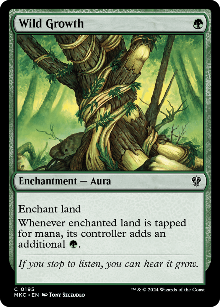 Wild Growth⁣ - Commander: Murders at Karlov Manor⁣ (Common)⁣ [195]