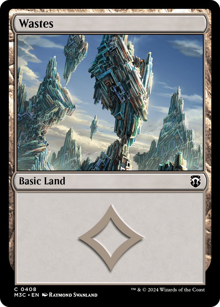 Wastes⁣ - Commander: Modern Horizons 3⁣ (Common)⁣ [408]