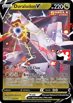 Duraludon V 122  - Holofoil Prize Pack Series Cards - Ultra Rare