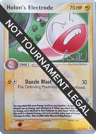 Holon's Electrode - 2006 (Jimmy Ballard) 021  World Championship Decks - Rare