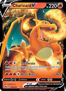 Charizard V 018/159  - Holofoil Crown Zenith - Ultra Rare