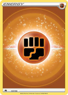 Fighting Energy (Texture Full Art) 157/159  - Holofoil Crown Zenith - Ultra Rare
