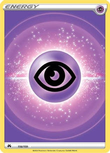 Psychic Energy (Texture Full Art) 156/159  - Holofoil Crown Zenith - Ultra Rare
