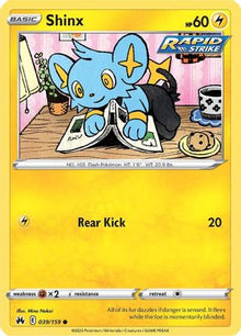Shinx (39) 039/159  - Reverse Holofoil Crown Zenith - Common