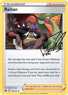 Raihan 140/159  - Holofoil Crown Zenith - Holo Rare