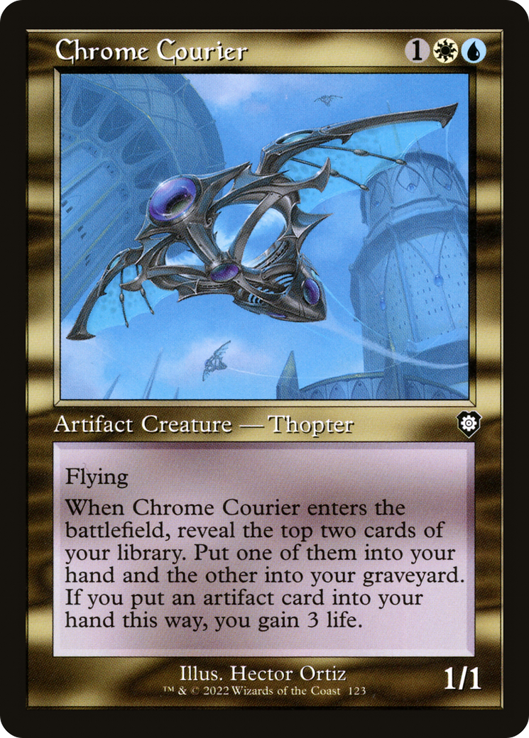 Chrome Courier⁣ - Commander: The Brothers' War⁣ (Common)⁣ [123]