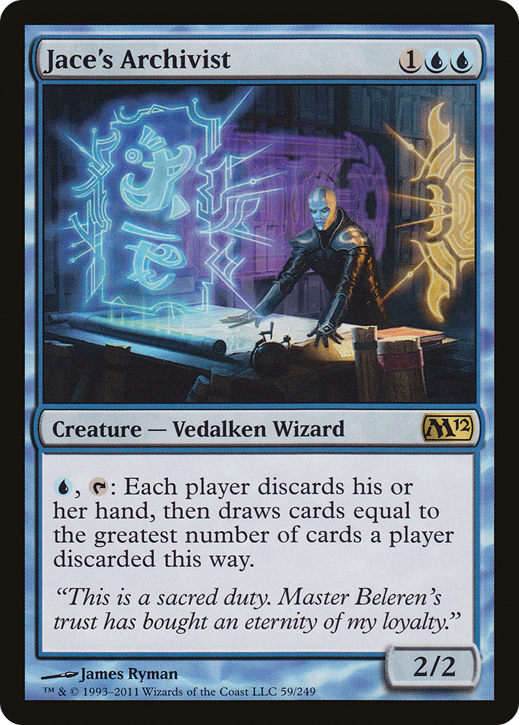 Jace's Archivist (M12-059) - Magic 2012