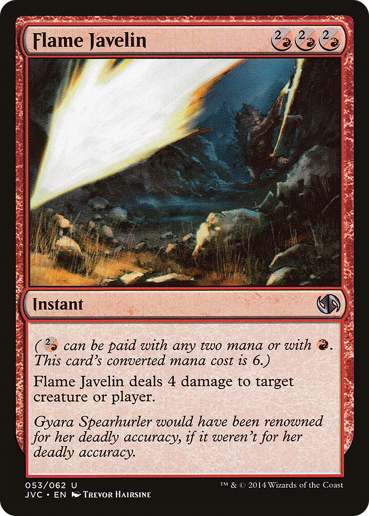 Flame Javelin (DD3-053) - Duel Decks Anthology: Jace vs. Chandra