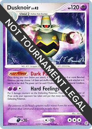 Dusknoir 002  World Championship Decks - Rare