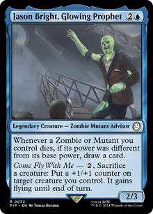 Jason Bright, Glowing Prophet⁣ - Universes Beyond: Fallout⁣ (Rare)⁣ [32]