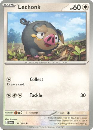 Lechonk 155/198  SV01 Scarlet & Violet Base Set - Common