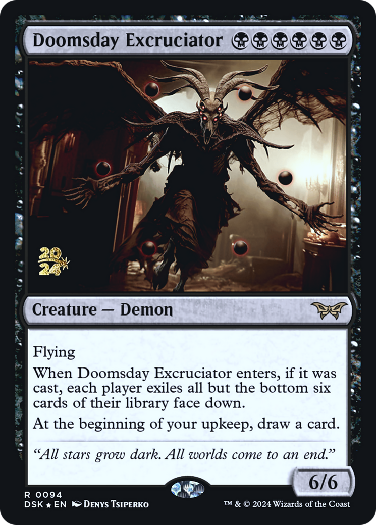 Doomsday Excruciator (PRE-94S) - Duskmourn: House of Horror Promos Foil