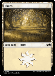 Plains (0268) (WOE-268) - Wilds of Eldraine Foil