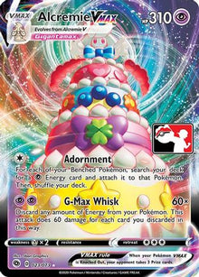 Alcremie VMAX 023  - Holofoil Prize Pack Series Cards - Ultra Rare