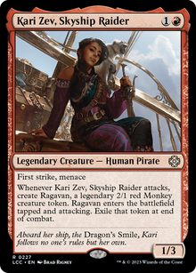 Kari Zev, Skyship Raider⁣ - Commander: The Lost Caverns of Ixalan⁣ (Rare)⁣ [227]