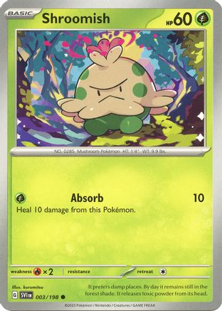Shroomish 003/198  SV01 Scarlet & Violet Base Set - Common