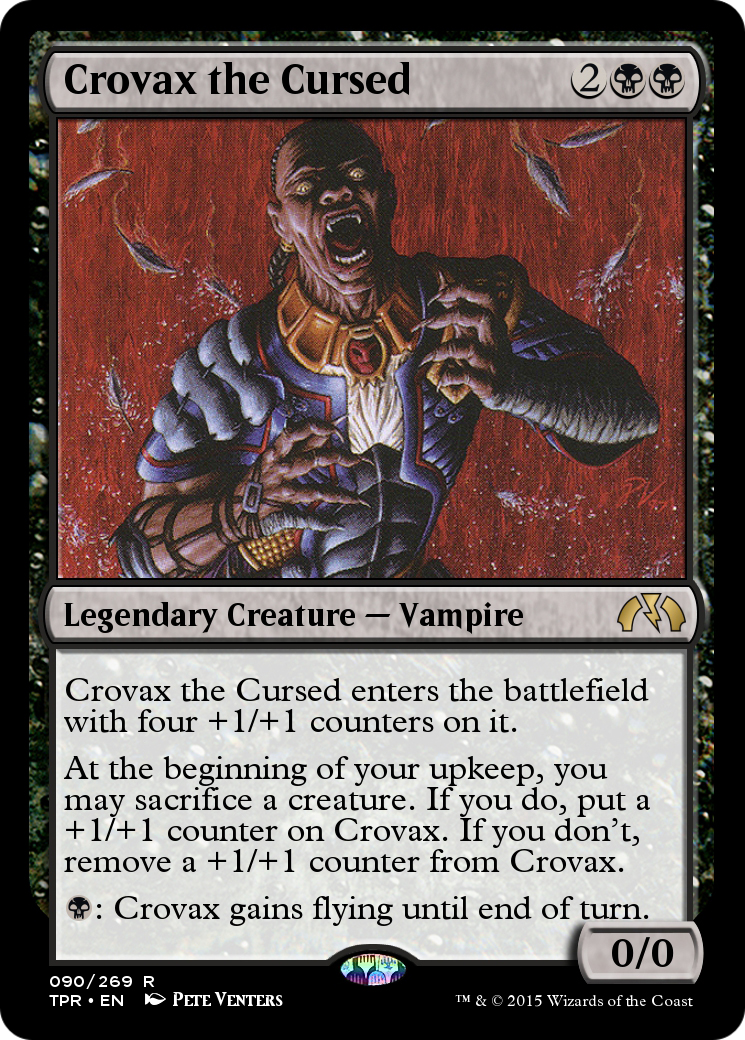 Crovax the Cursed (TPR-090) - Tempest Remastered Foil