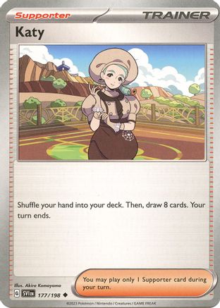 Katy 177/198  - Reverse Holofoil SV01 Scarlet & Violet Base Set - Uncommon