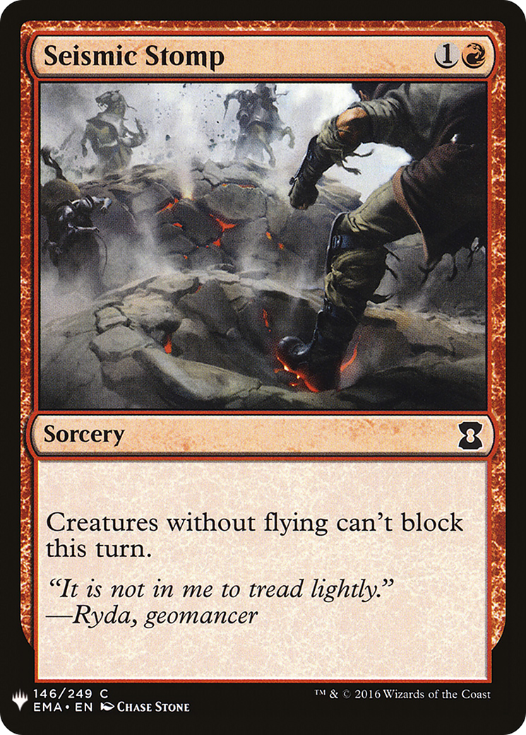 Seismic Stomp (LIST-EMA-146) - The List