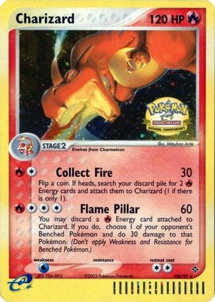 Charizard 100/97  - Holofoil League & Championship Cards - Promo