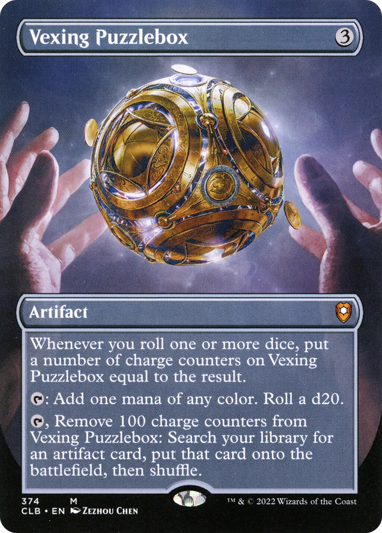Vexing Puzzlebox (Borderless) (CLB-374) - Commander Legends: Battle for Baldur's Gate (Borderless)