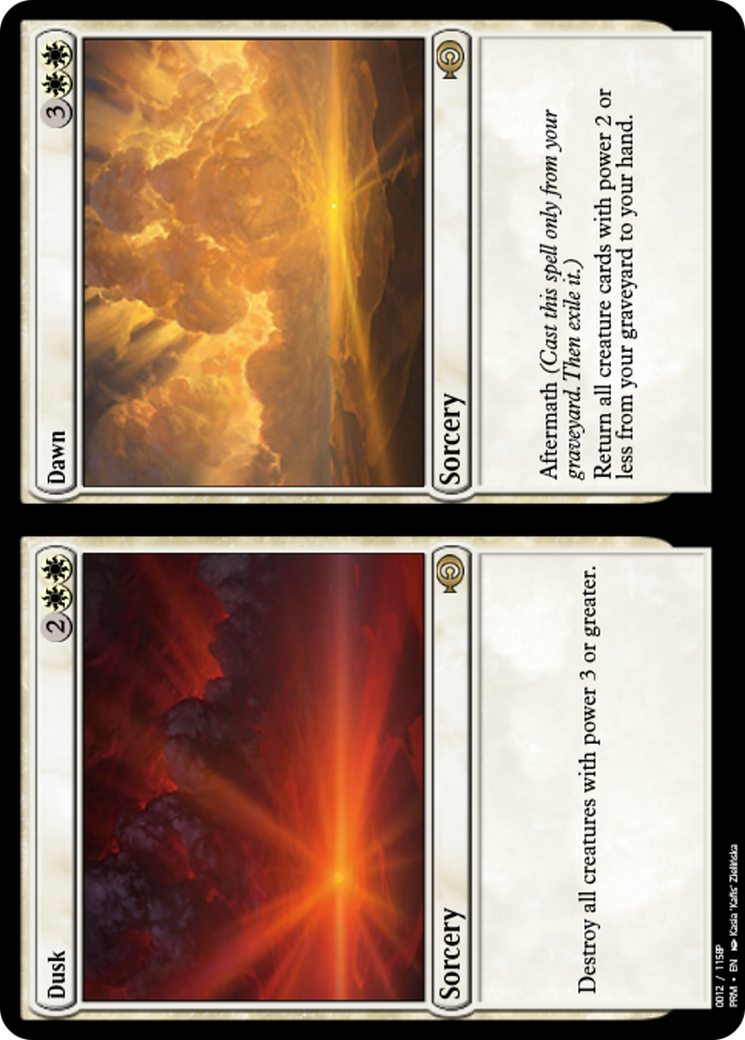 Dusk // Dawn (PRM-88224) - Magic Online Promos Foil
