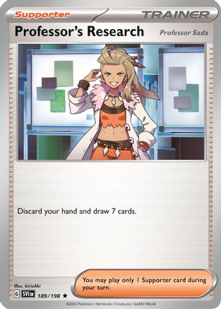 Professor's Research 189/198  Deck Exclusives - Rare