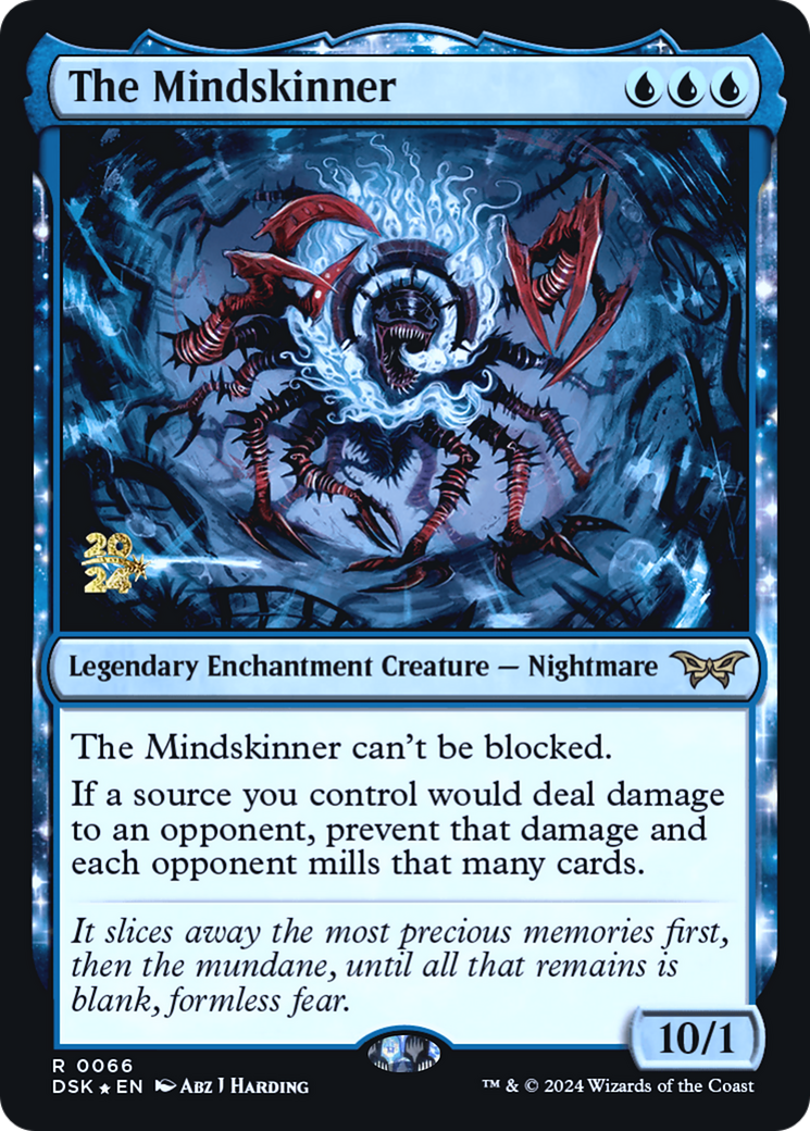 The Mindskinner (PRE-66S) - Duskmourn: House of Horror Promos: (enchantment) Foil