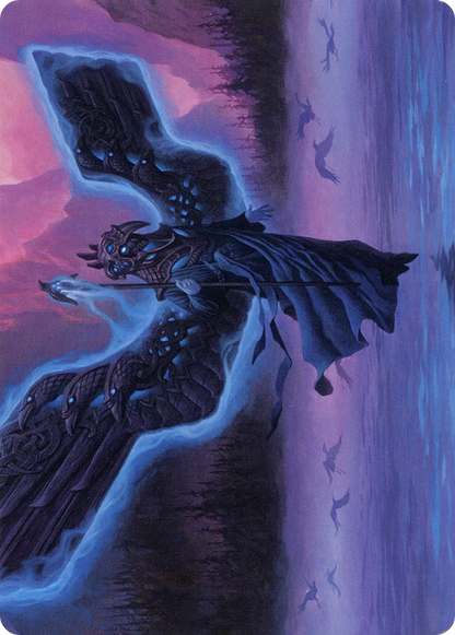 Mistwalker // Mistwalker (AKHM-018) - Kaldheim Art Series (Borderless) Foil