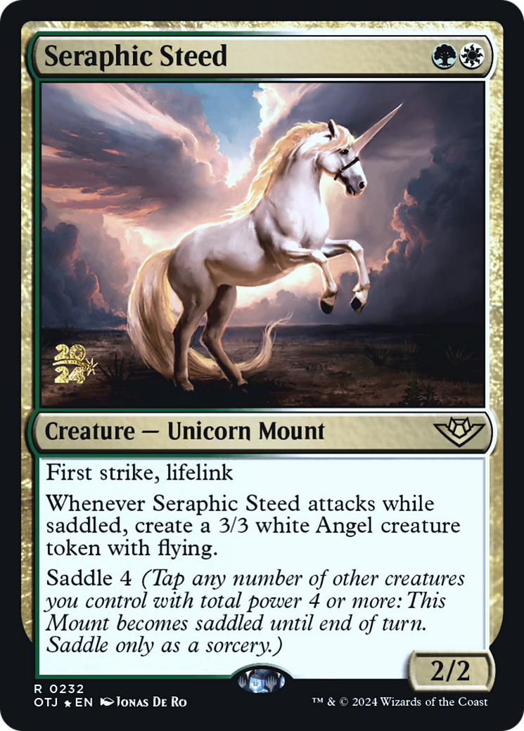 Seraphic Steed (PRE-232S) - Outlaws of Thunder Junction Promos Foil