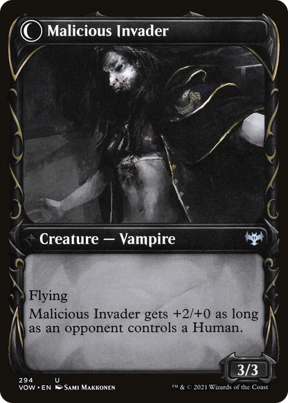 Innocent Traveler (Showcase) (VOW-294) - Innistrad: Crimson Vow: (Showcase, Double Faced Transform)