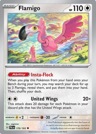 Flamigo 170/193  SV02 Paldea Evolved - Uncommon