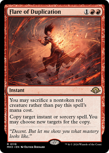 Flare of Duplication⁣ - Modern Horizons 3⁣ (Rare)⁣ [119]
