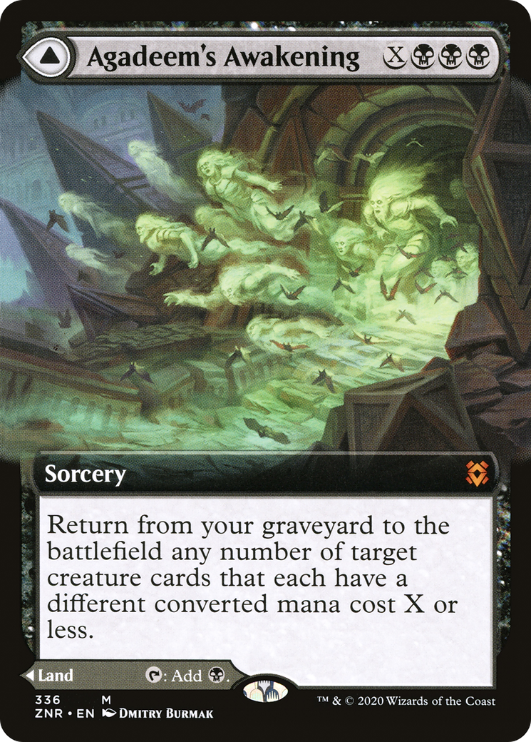 Agadeem's Awakening (Extended Art) (ZNR-336) - Zendikar Rising: (Extended Art) Foil