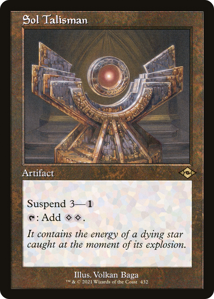 Sol Talisman (Retro Frame) (MH2-432) - Modern Horizons 2