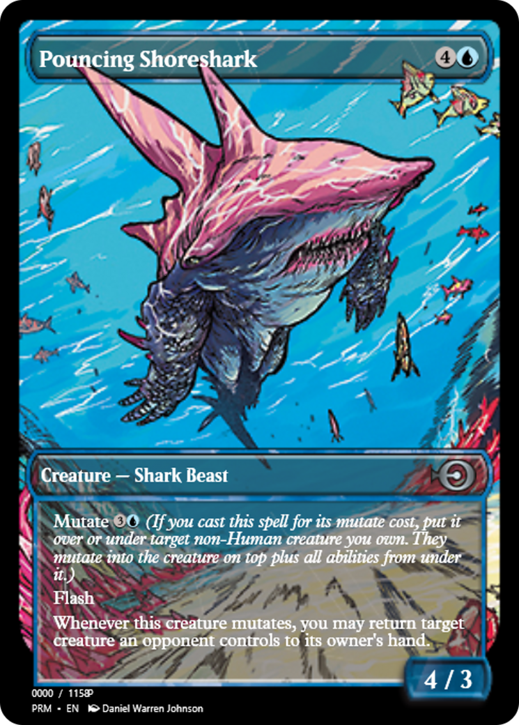 Pouncing Shoreshark (PRM-80975) - Magic Online Promos Foil