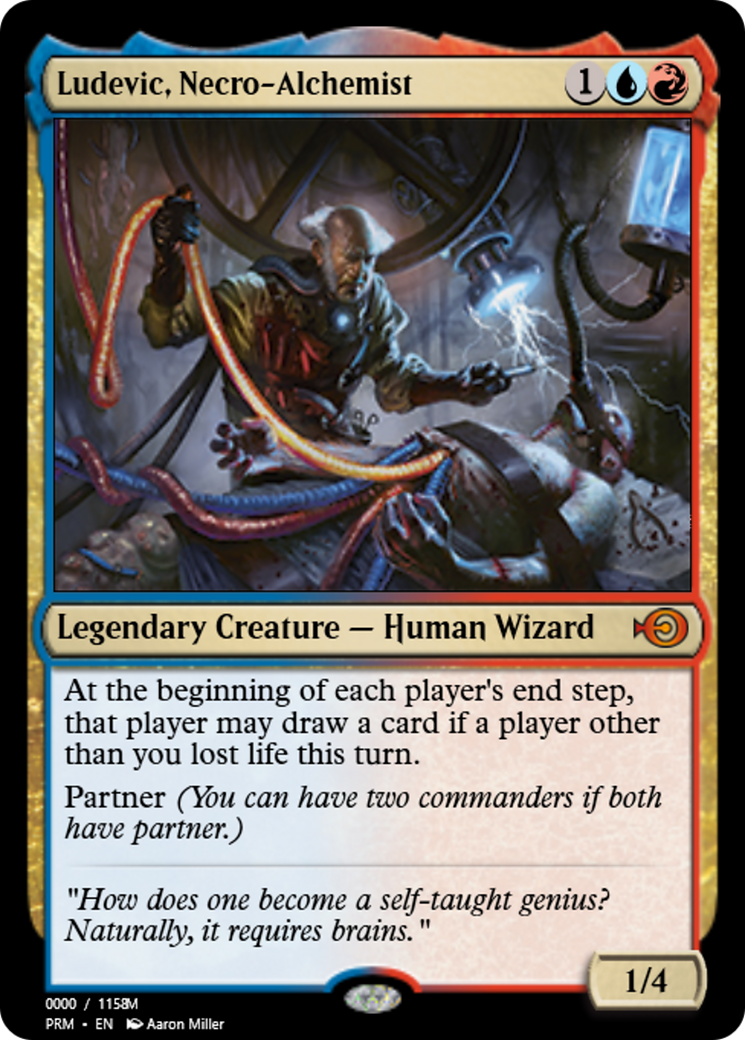 Ludevic, Necro-Alchemist (PRM-86166) - Magic Online Promos