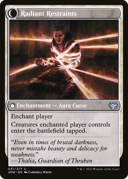 Radiant Grace (VOW-031) - Innistrad: Crimson Vow: (Double Faced Transform) Foil