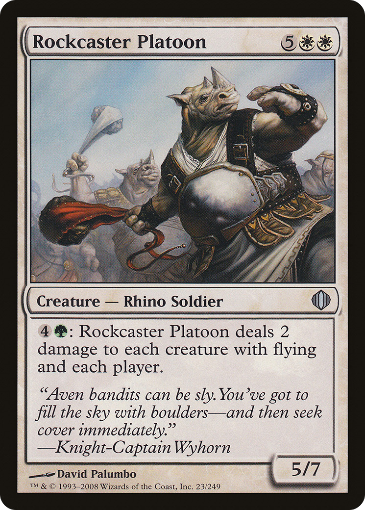 Rockcaster Platoon (ALA-023) - Shards of Alara Foil