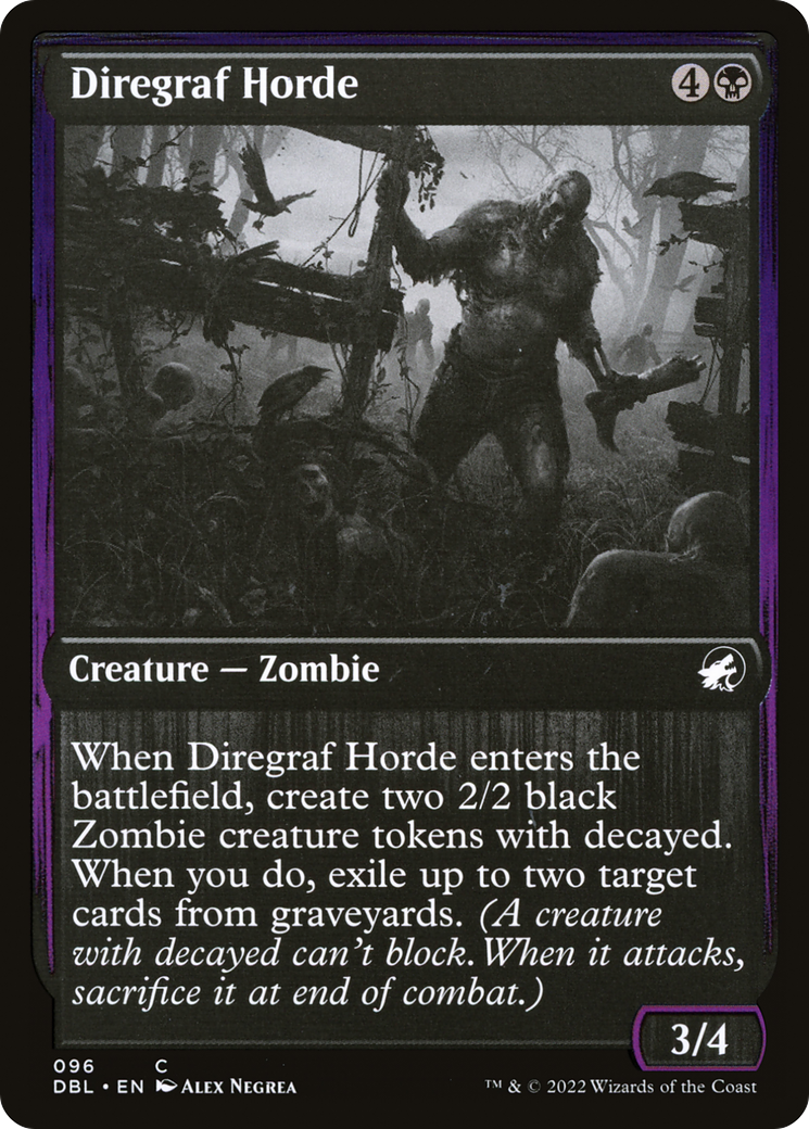 Diregraf Horde (DBL-096) - Innistrad: Double Feature Foil