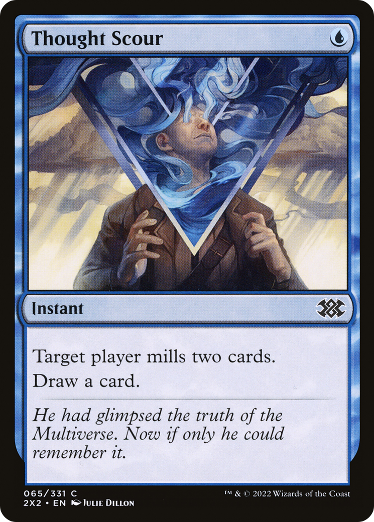 Thought Scour⁣ - Double Masters 2022⁣ (Common)⁣ [65]