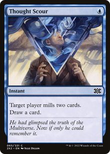 Thought Scour⁣ - Double Masters 2022⁣ (Common)⁣ [65]