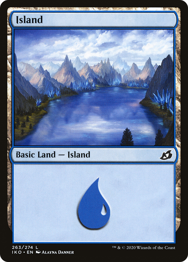 Island (263) (IKO-263) - Ikoria: Lair of Behemoths Foil