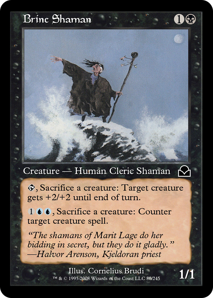 Brine Shaman (ME2-080) - Masters Edition II Foil